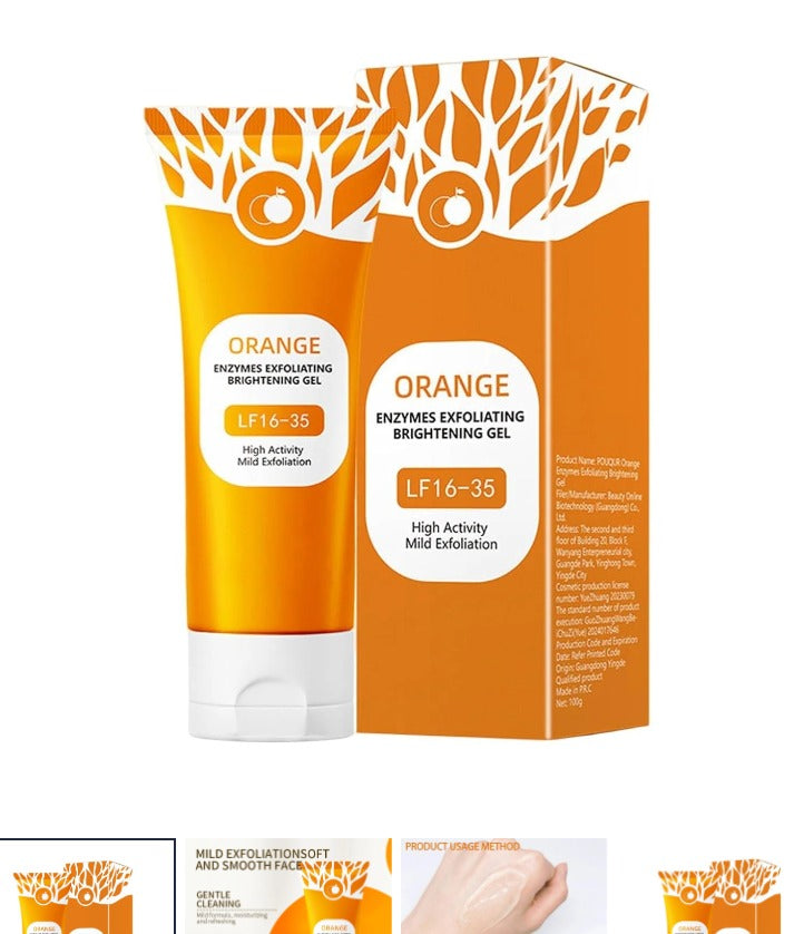 Orange Enzyme Glow Gel š Dark Spot & Dead Skin Remover